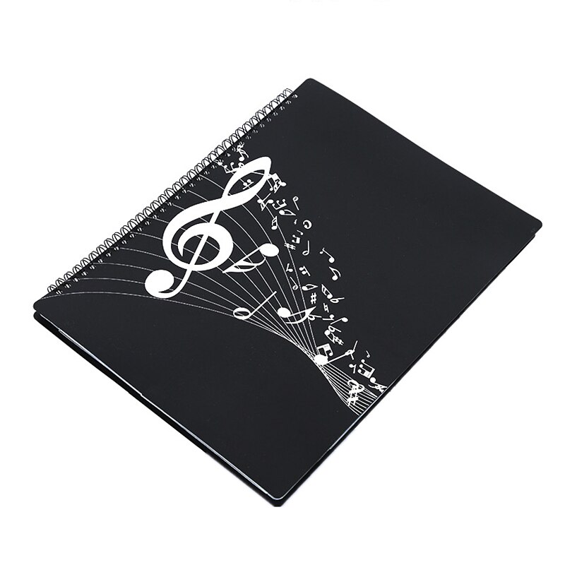 40 Pages Piano Score Coil Folder Practice Modified A4 Paper Sheet File Storage Book