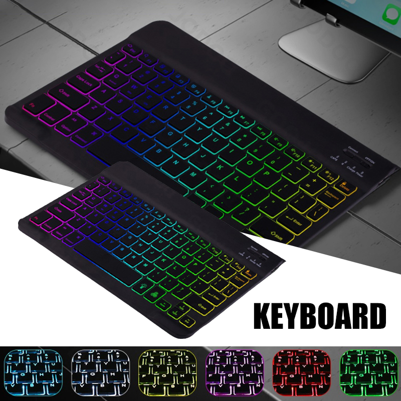Wireless Keyboard Compatible with Bluetooth Portable Mute Glowing Keyboard Practical Accessories Keyboard Glowing Keyboard