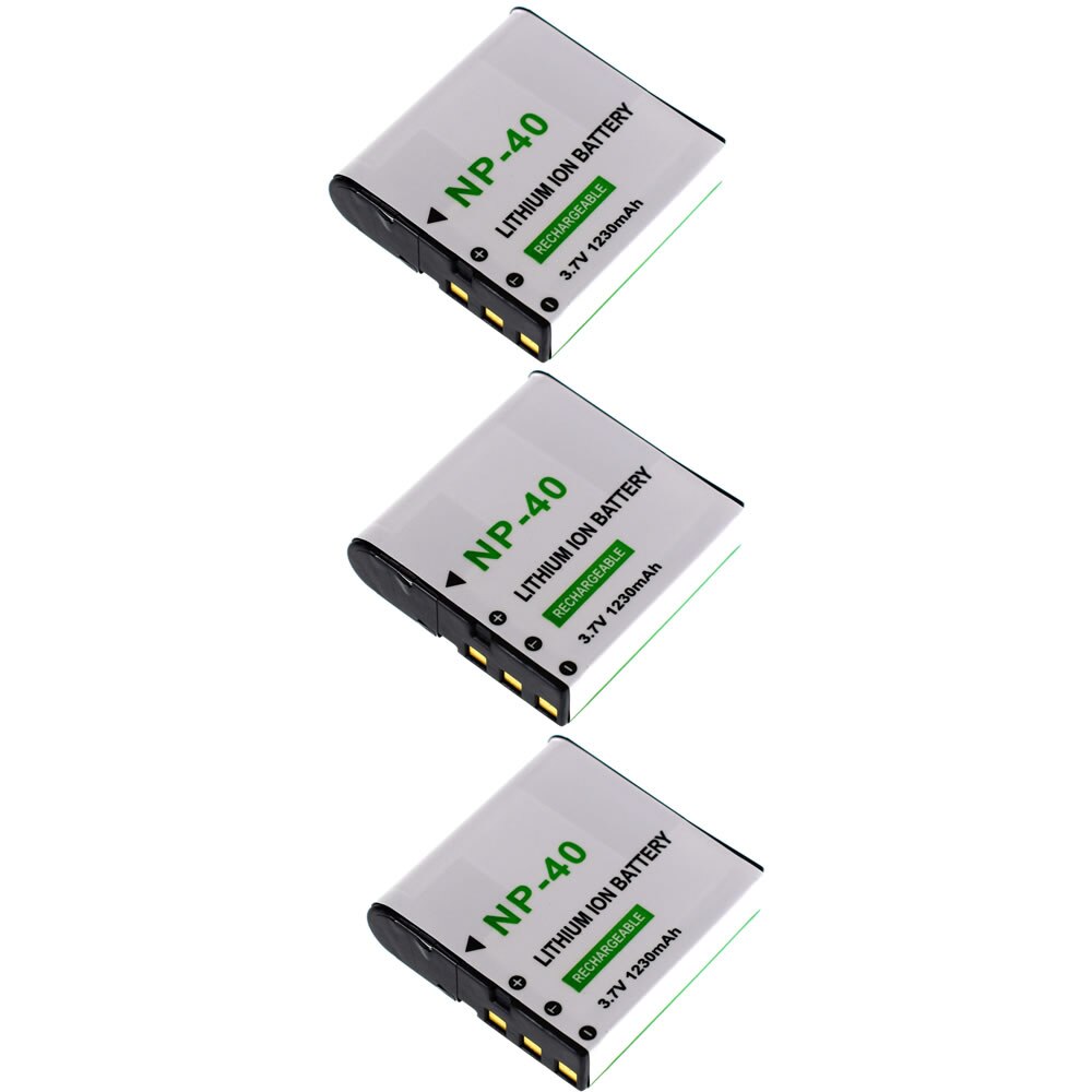 2pcs Battery for Casio NP-40 NP40 for Kodak LB-060 AZ521 AZ361 AZ501 AZ522 AZ251 AZ362 AZ365 AZ421 AZ525 AZ526: 3 Battery