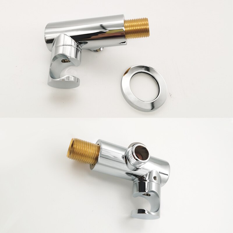 Badkamer Armatuur Handheld Douche Met Extra Lange Slang En Messing Beugel Houder Muur Gepolijst Hand Kraan Set Shine Chrome