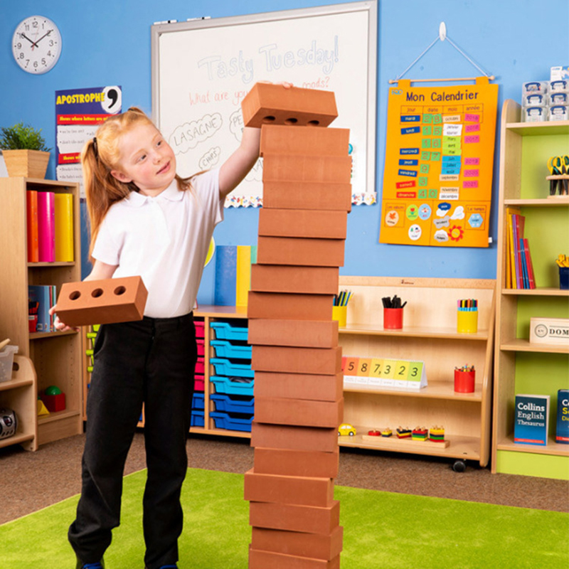 Bouwstenen voor baby's Baby Grote blokken Educatief buitenspeelgoed Grote EVA Ingenieur Bouwer Fantasiespel Schuim