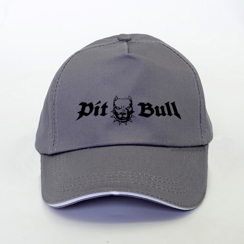 Casquette de baseball pour hommes, chapeau d&#39;été à la pour papa, PITBULL américain Pit Bull Dog, casquette de loisirs unisexe, chapeau de camionneur réglable: GRAY