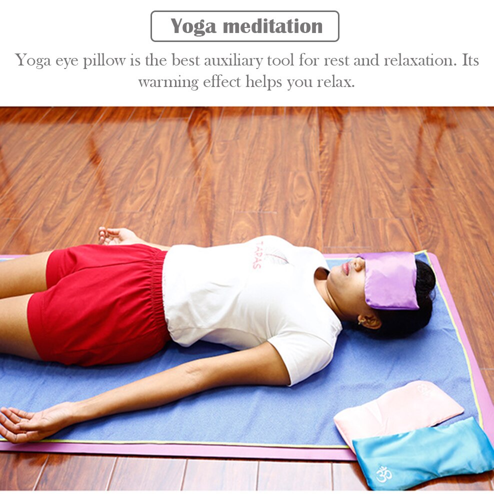 Yoga meditation Eye pillow Lavender Cassia Seed Eye Pillow Soothing sleep Eye pillow Health care Chinese medicine eye mask