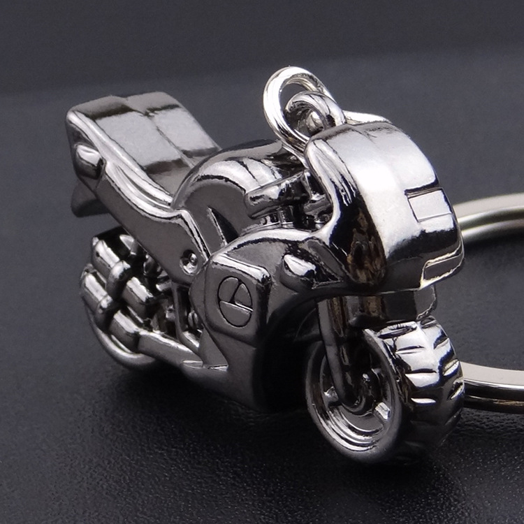 porte-clés moto breloque porte-clés en métal hommes femmes voiture porte-clés 4 couleur porte-clés meilleur bijoux