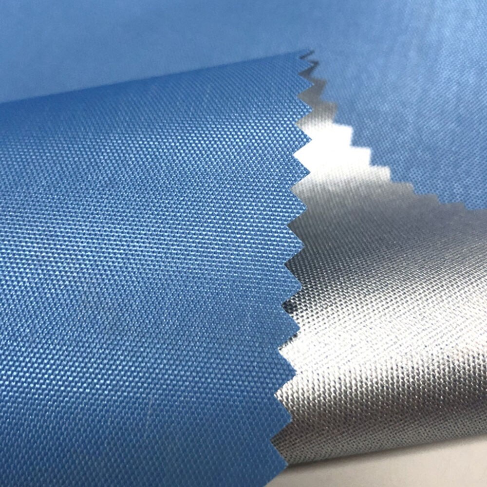 Silber Beschichtet Blackout Stoff Nylon Stoff Wasserdicht Polyester Regenschirm Drachen Wimpel DIY draussen Lager Zelt Sitz Abdeckung Material
