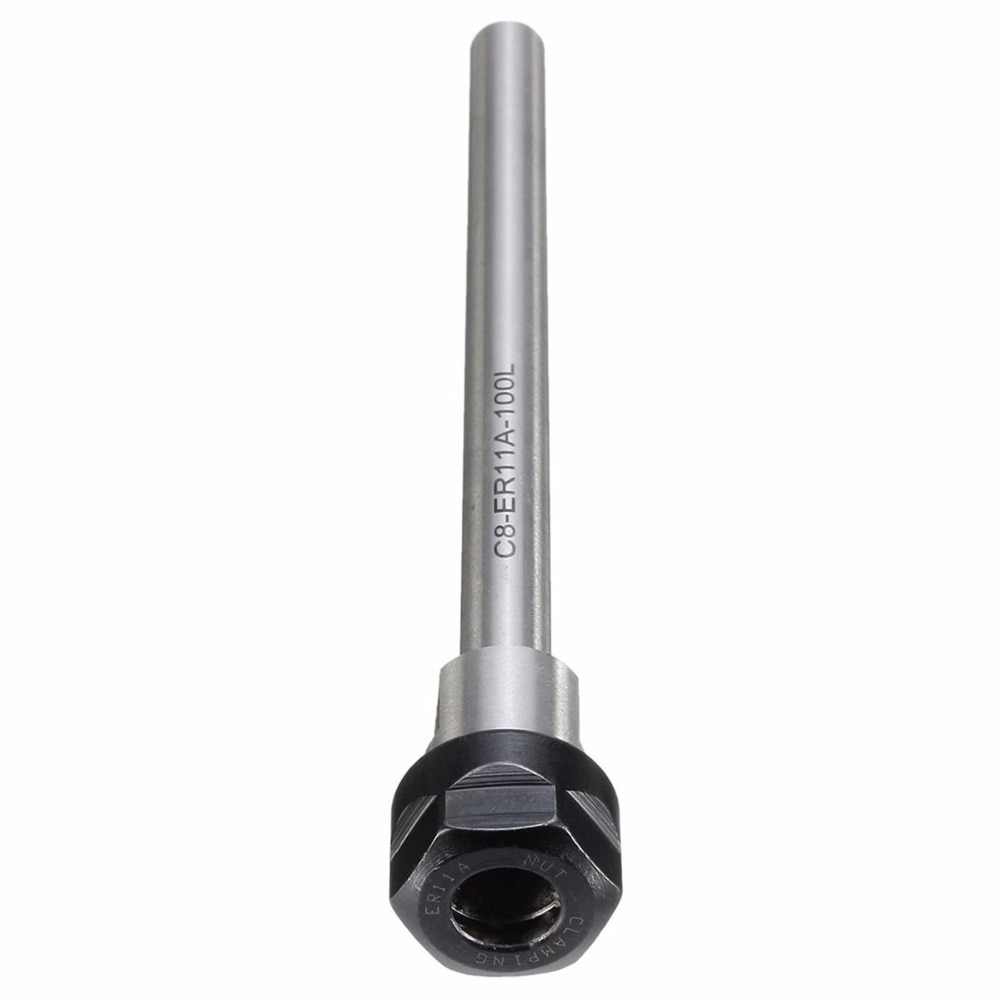 1 pçs processamento profundo cnc haste de extensão haste reta 8mm c8 er8 c8 er11 8mm mandril de pinça de mandril para fresa cnc