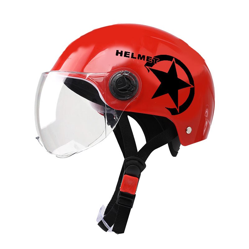 Ultra-light Safety Motorbike Helmet Scooter E-Bike Motorcycle Helmet Moto Casco Half Face UV Protector Helmet: 12