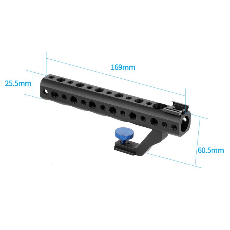 Jaula de Metal ajustable para cámara Fujifilm XT20 XT30 marco protector de vídeo DSLR 1/4 3/8, Zapata fría con micrófono, CNC