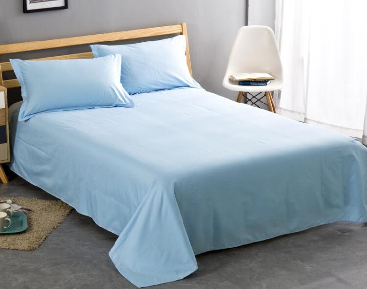 Drap de lit cototn 100% coton | Couleur unie, 40x40 133x82, 250cm x 250cm