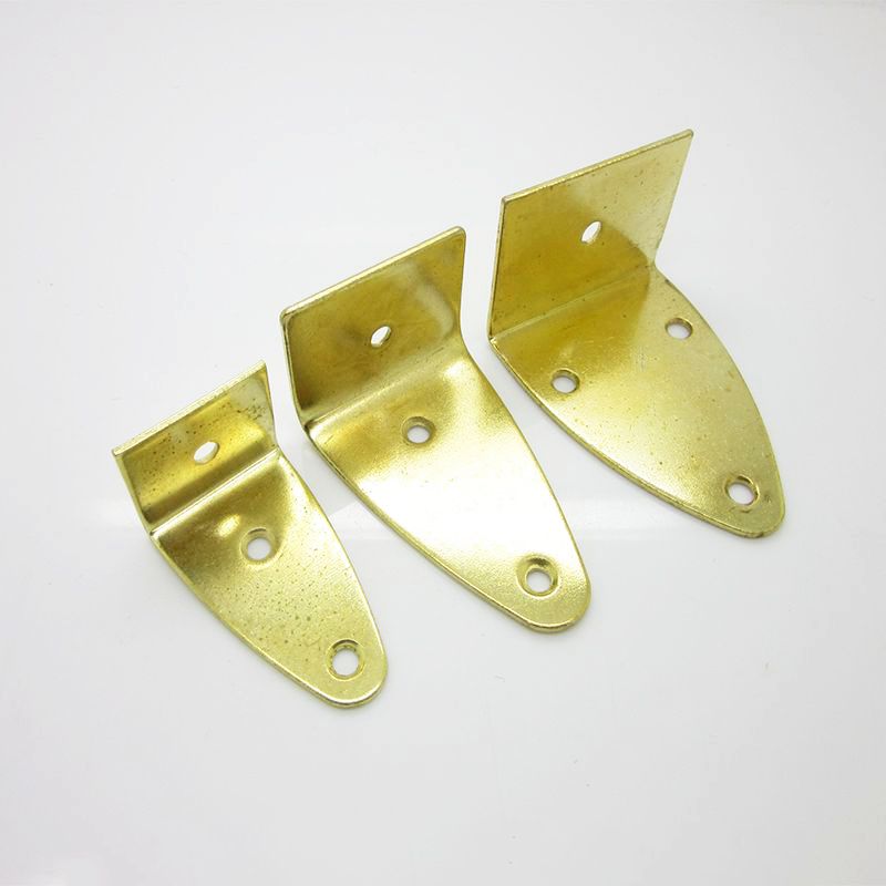 10pcs Gold Angle Iron Shelf Support Furniture Fixture Iron Angle Photo Frame Pinto Picture Frame Photo Frame Accessories