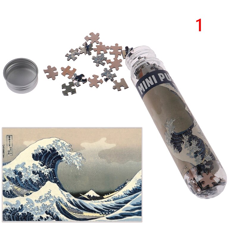 10 Soorten 150Pcs Mini Reageerbuis Puzzel Landschap Oude Meester Ruimte Sterren Olieverf Jigsaw Educatief Speelgoed Voor Volwassenen kids