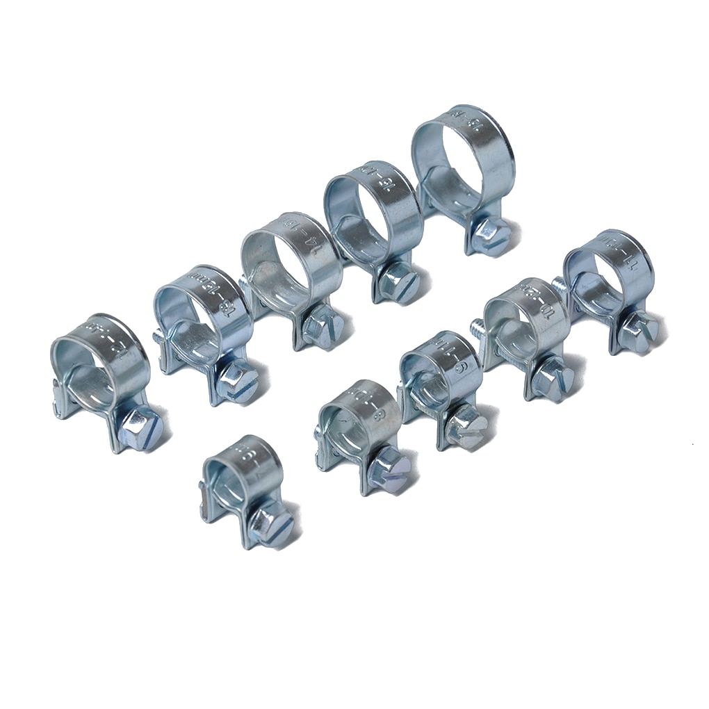 84 Stks/set Carbon Staal Mini Slang Clip Brandstof Line Buis Sluiting Hardware Luchtslang Waterleiding Kit