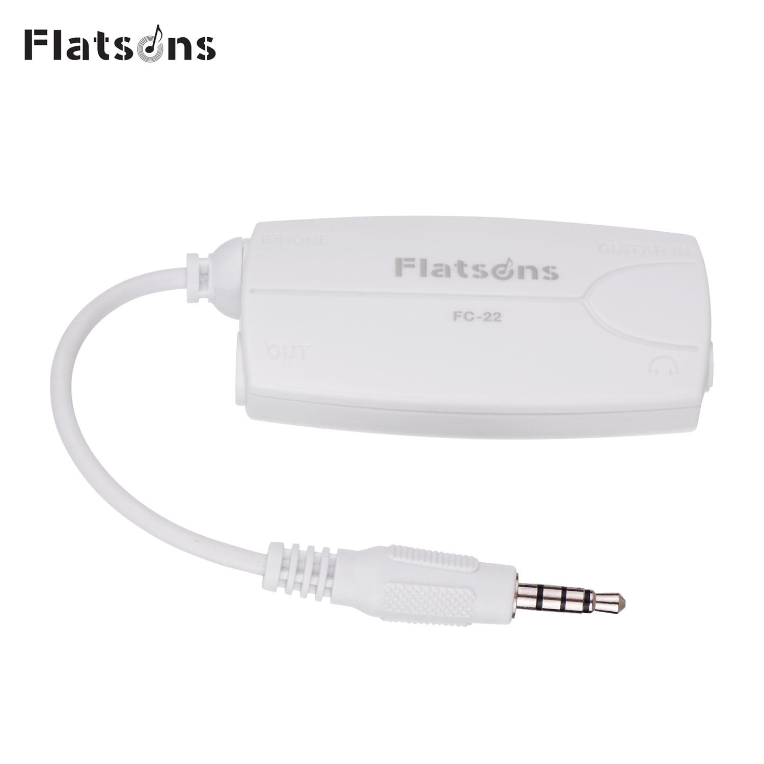 Muslady ML-22 Guitar Audio Interface Connector Converter for Electric Guitar Bass to Mobile Phone Tablet Connection