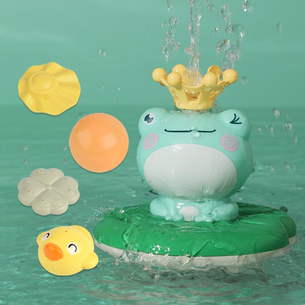 Baby Bath Toy Electric Frog Spray Water Shower Tub Bathroom Toys