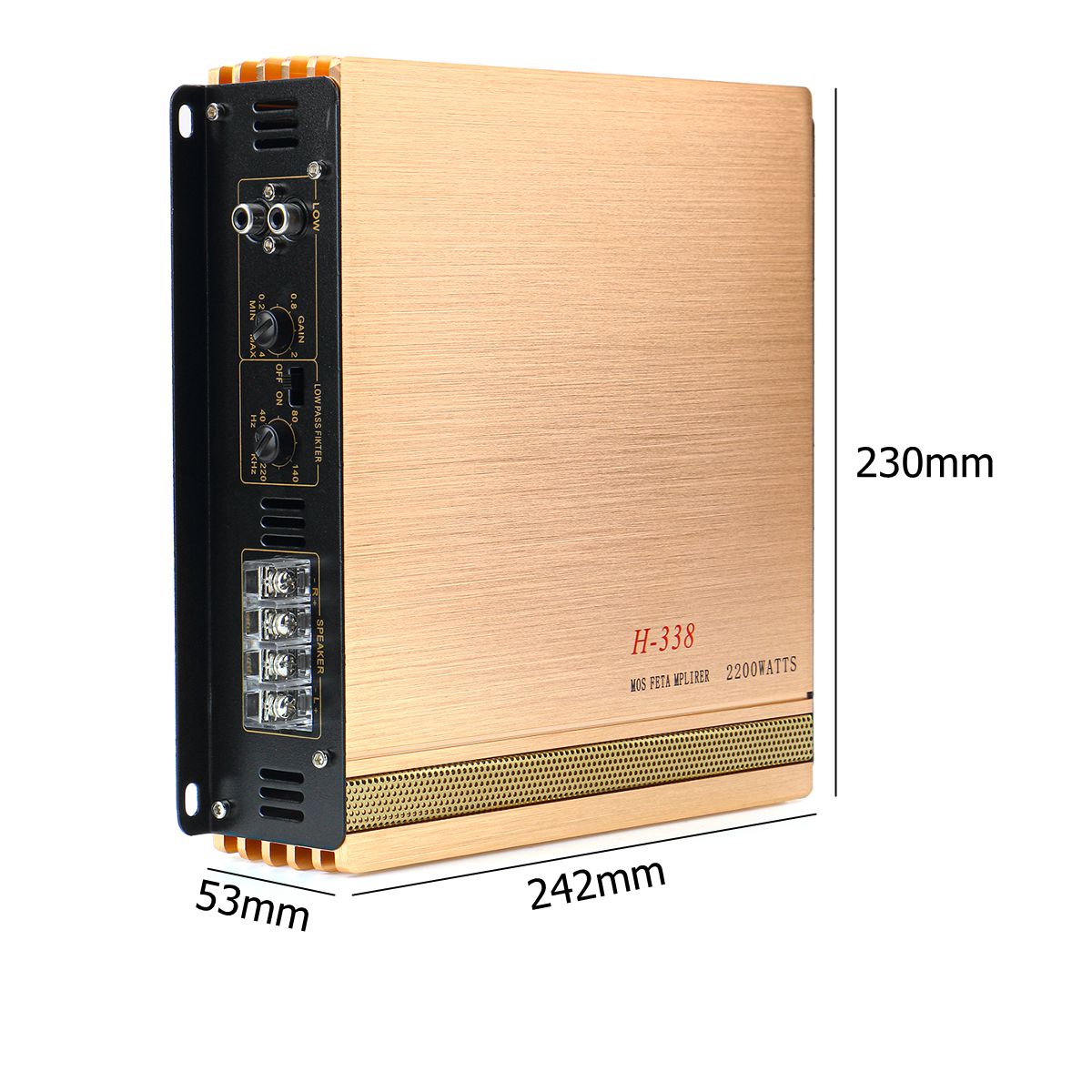 Car-Amplifier 2200W Stereo Hifi Car Home Subwoofer car audio car Amplifier Amp Sound Speaker Audio LED amplifiers