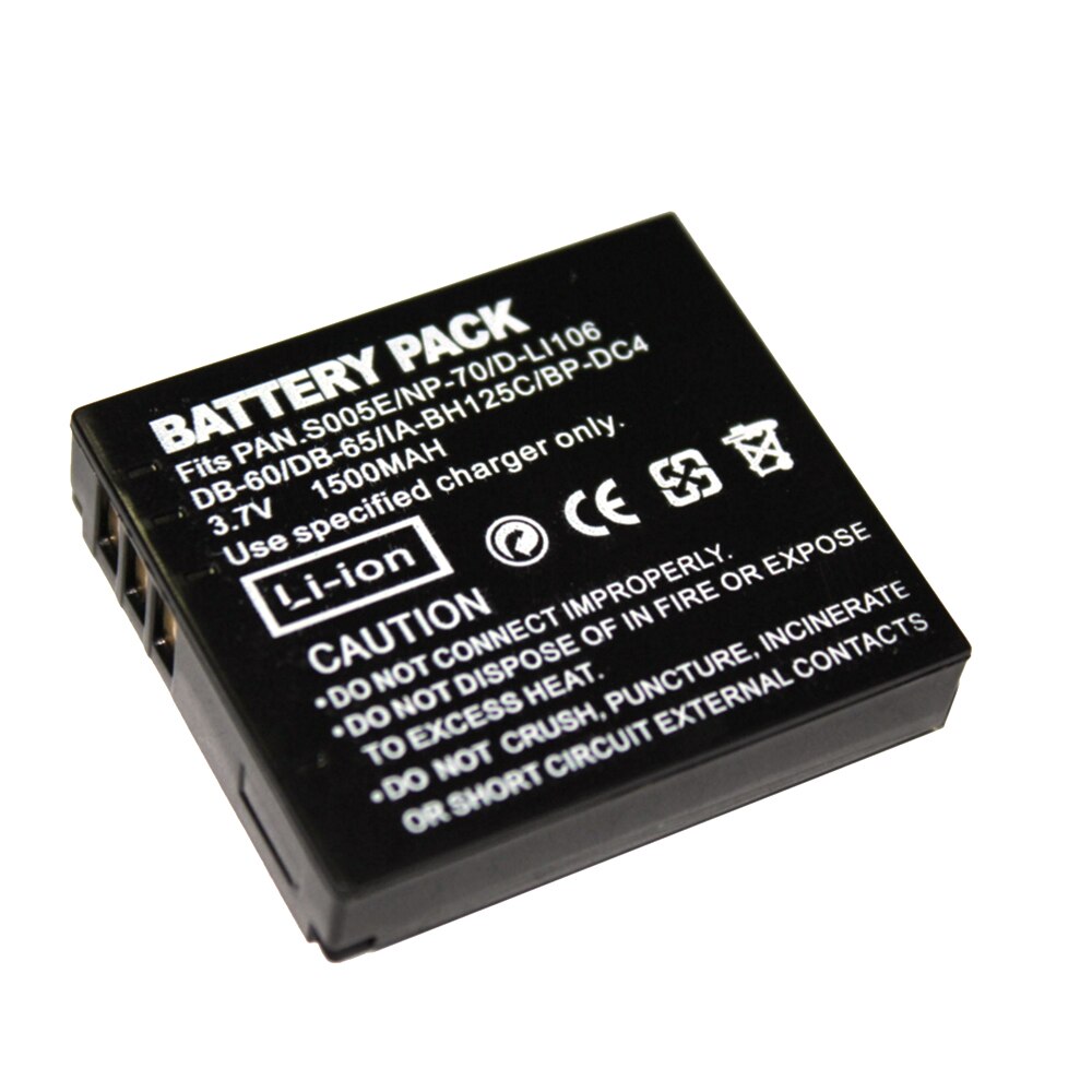 1Pcs 1500mAh CGA-S005E CGA S005E CGAS005E Battery For Panasonic DMW-BCC12 DMC-FX8 FX9 FX10 FX12 FX50 FX150 LX1 Camera