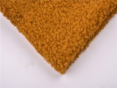 Tissu en velours pour peluche, fourrure haut de gamme, vêtements pour jouets, 1 mètre 63 ": Café
