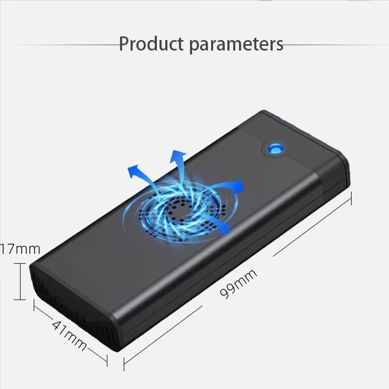 10Gbps M.2 NVME SATA SSD Case with Built-in Cooling Fan TypeC SSD Enclosure NVME NGFF SSD Adapter Support M.2 2242 2260 2280