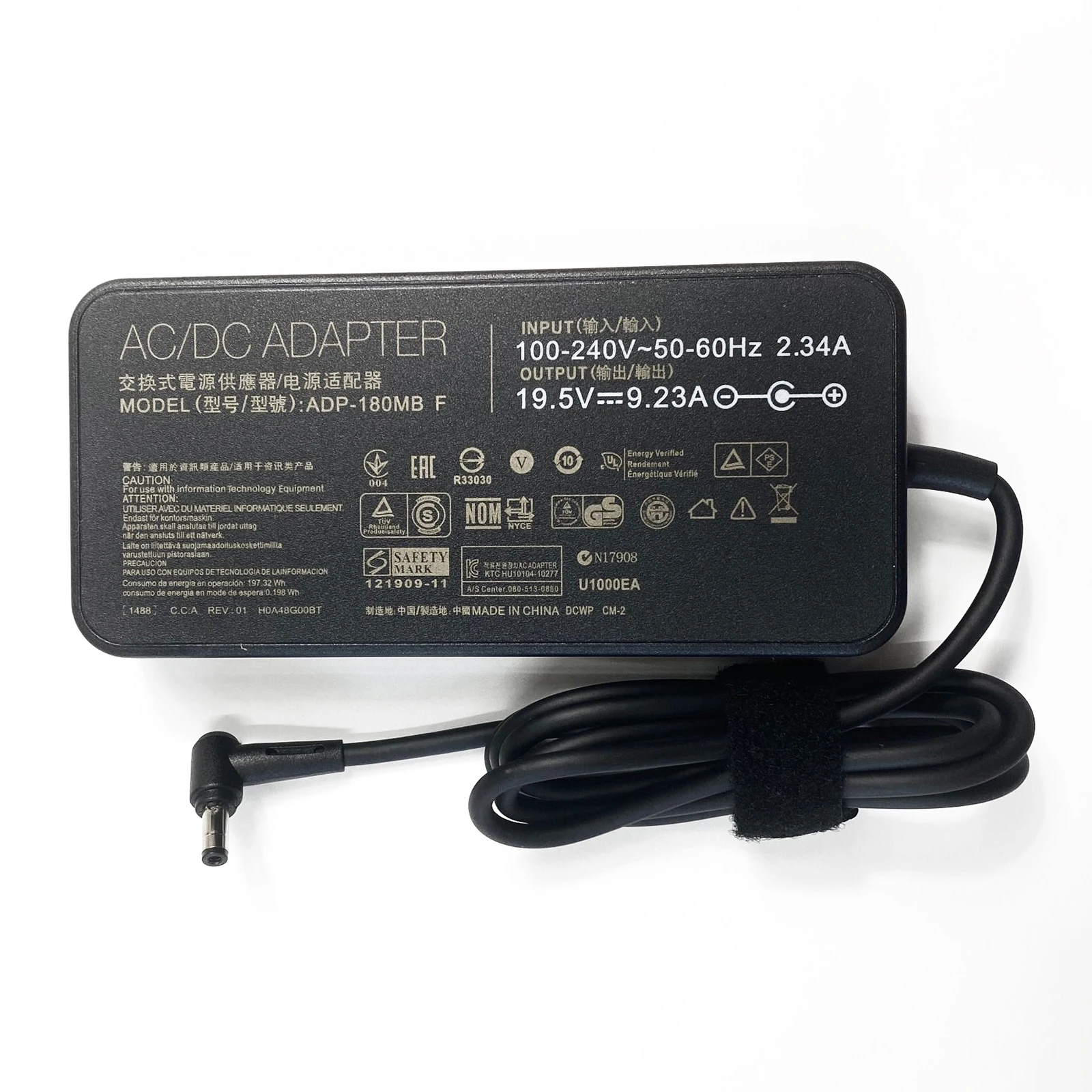19.5v 9.23a 180w 5.5*2.5mm bærbar strømadapterlader til delta elektronikk adp -150rb b adp -180hb d tuf spilling  fx504g fx504ge