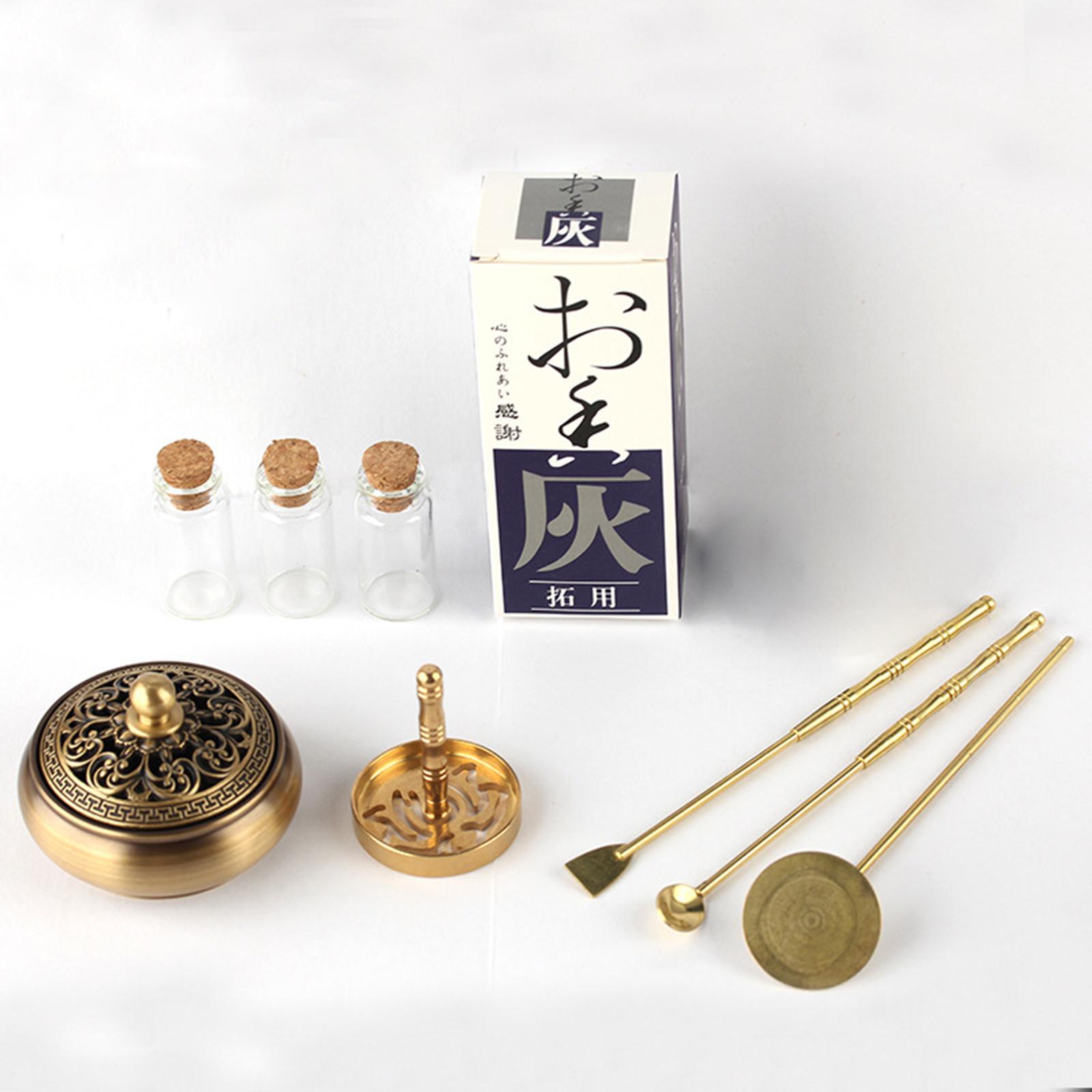 Pure Copper Incense Burner Incense Seal Tools Sandalwood Powder Furniture Relax Yoga Office