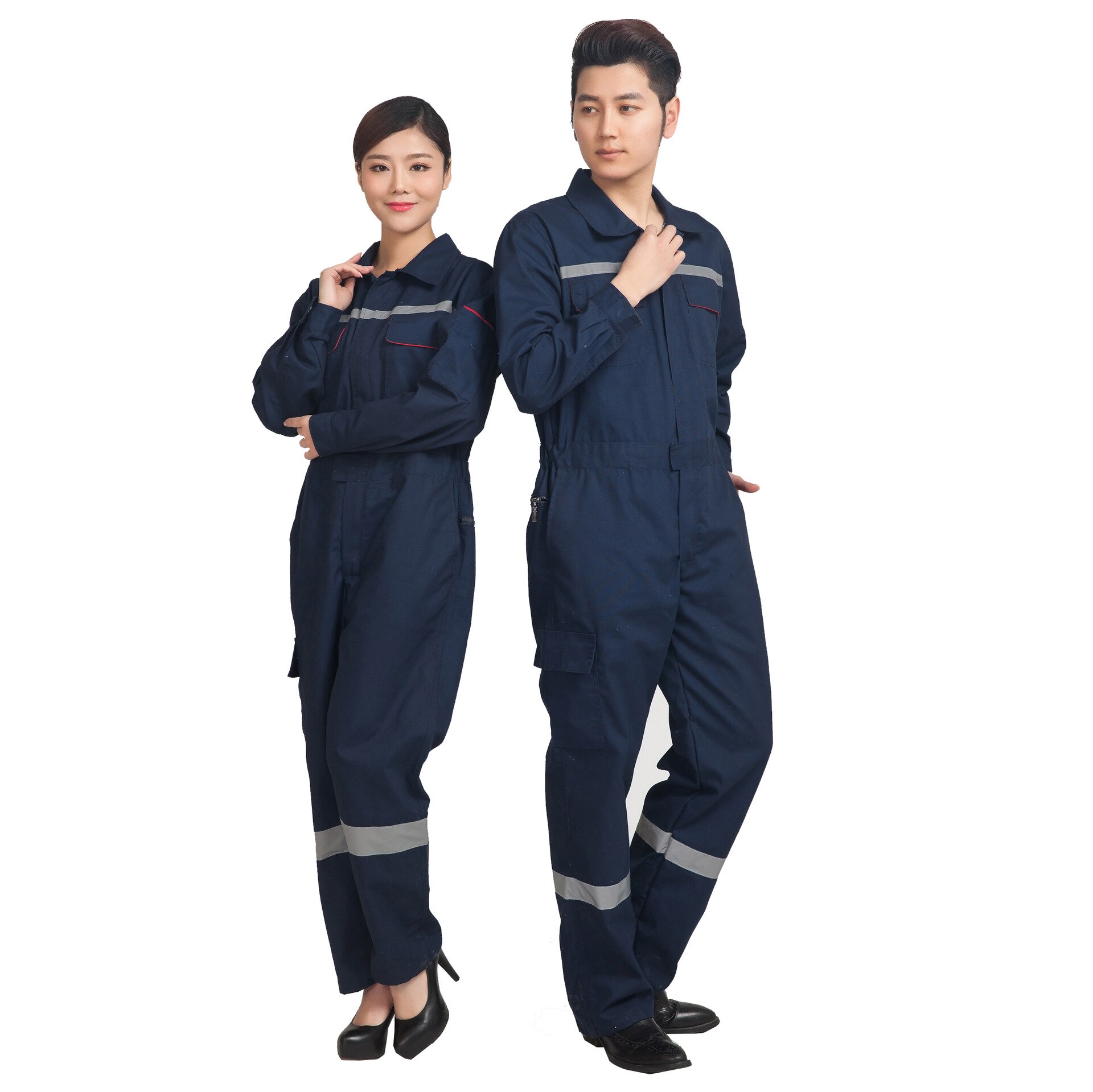 Arbetsoveraller män kvinnor skyddsoveraller reparatör reflexoveraller arbetsuniformer plus size svetsoveraller overaller