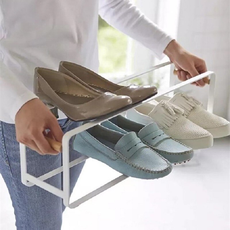 Zapatero de estilo japonés, estante de almacenamiento de zapatos Simple y para sala de estar, Baño, Dormitorio, hogar, combinado