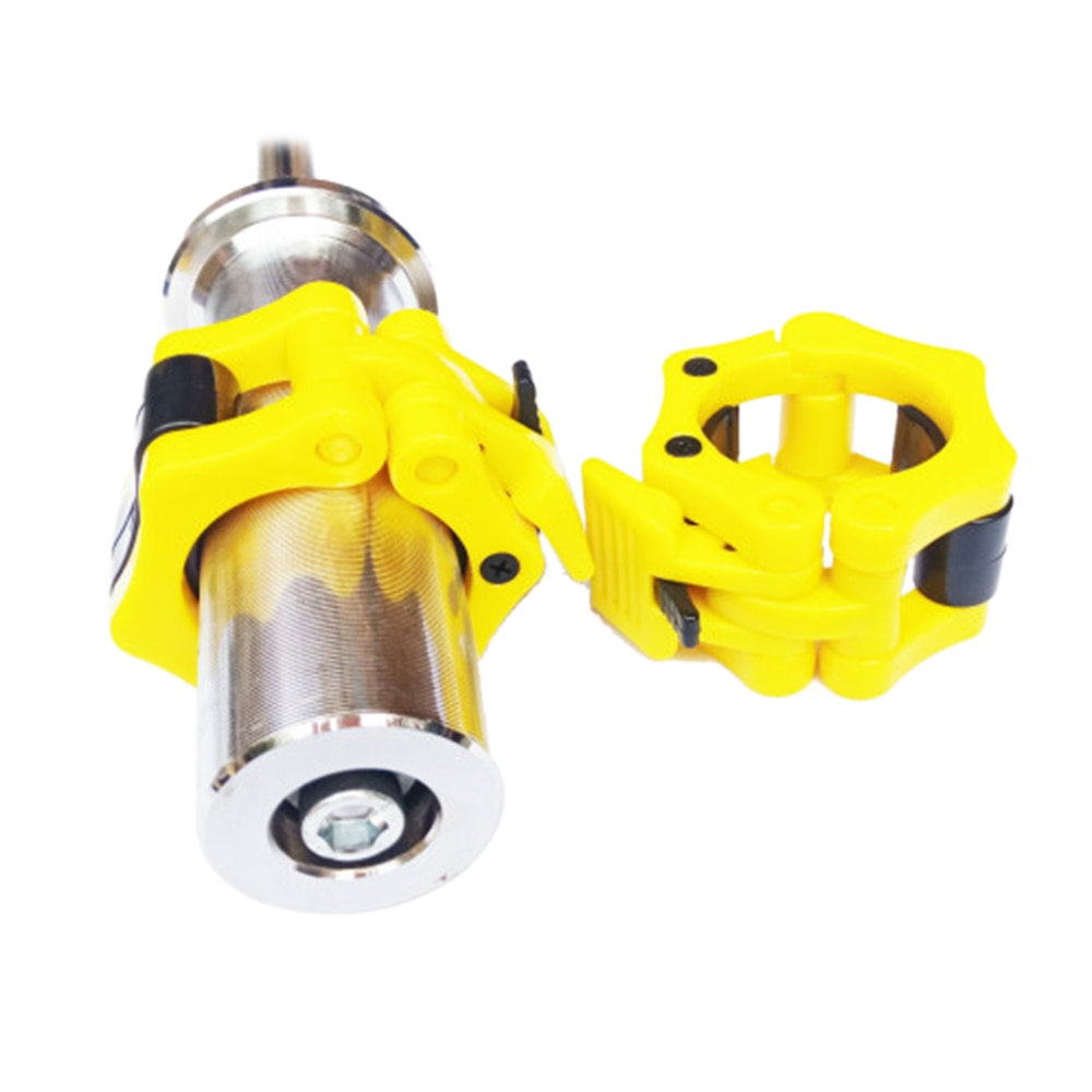 2 st 50mm hantel man viktlyft skivstång snabbspänne kort huvud klämmor lås kragar fitness muskulation standard