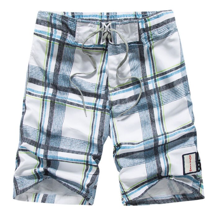 Summer Swimwear Boardshorts Mens Swimming Shorts for Men Swim Trunks Quick Dry Bermuda Surf Board Short Pants Loose Swimshorts: Blue / XXXL