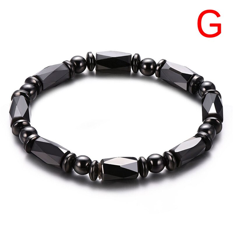 Black Magnetiet Malachiet Vele Kleuren Crystal Healing Bangle Magnetische Hematiet Gezondheid Armband Voor Vrouwen Mannen: 7