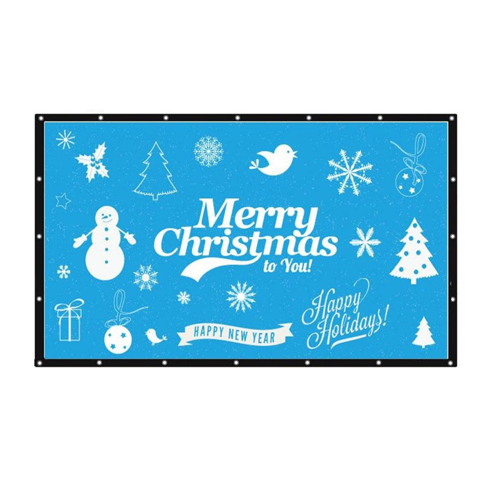 Portable Foldable 72 inch 4:3 Projector White Projection Screen For HD Projector Home Cinema Theater Movie Party Indoor Outdoor