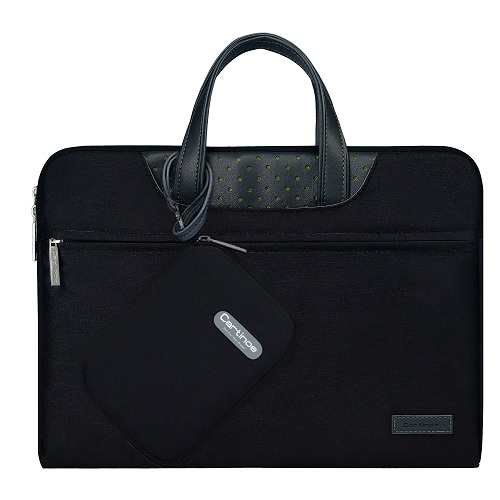 Business Aktentasche 11, 13,3, 14 zoll Laptop Tasche 15,6 Für Macbook Air 13 Frauen Handtasche Laptop Sleeve Tasche Für Macbook Pro 15 Fall: Black / 15,6-zoll