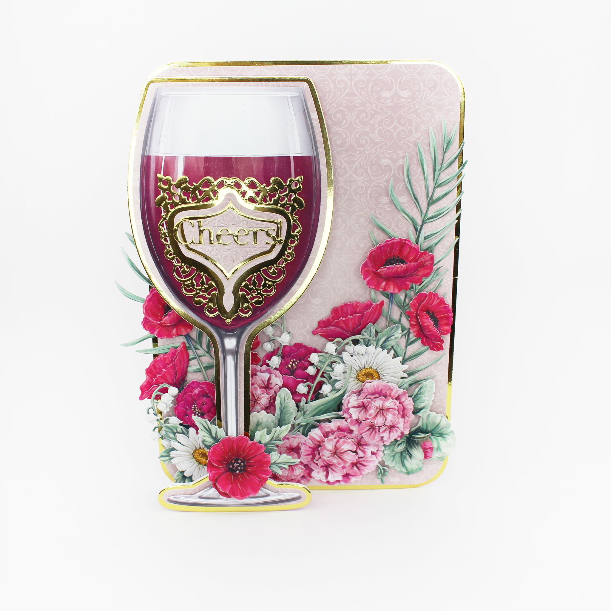 Flower Leaves Stars Trophy Letters Wine Glass Metal Cutting Dies Scrapbook Diary Decoration Embossing Template DIY Card