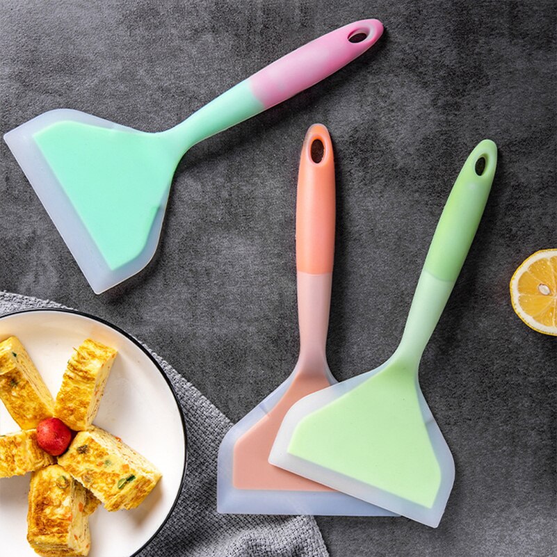 Silicone Spatula Kitchen Utensils Non-stick Wok Yuzi Silica Gel Spatula Silicone Kitchen Accessories Kitchen Utensils Spatula