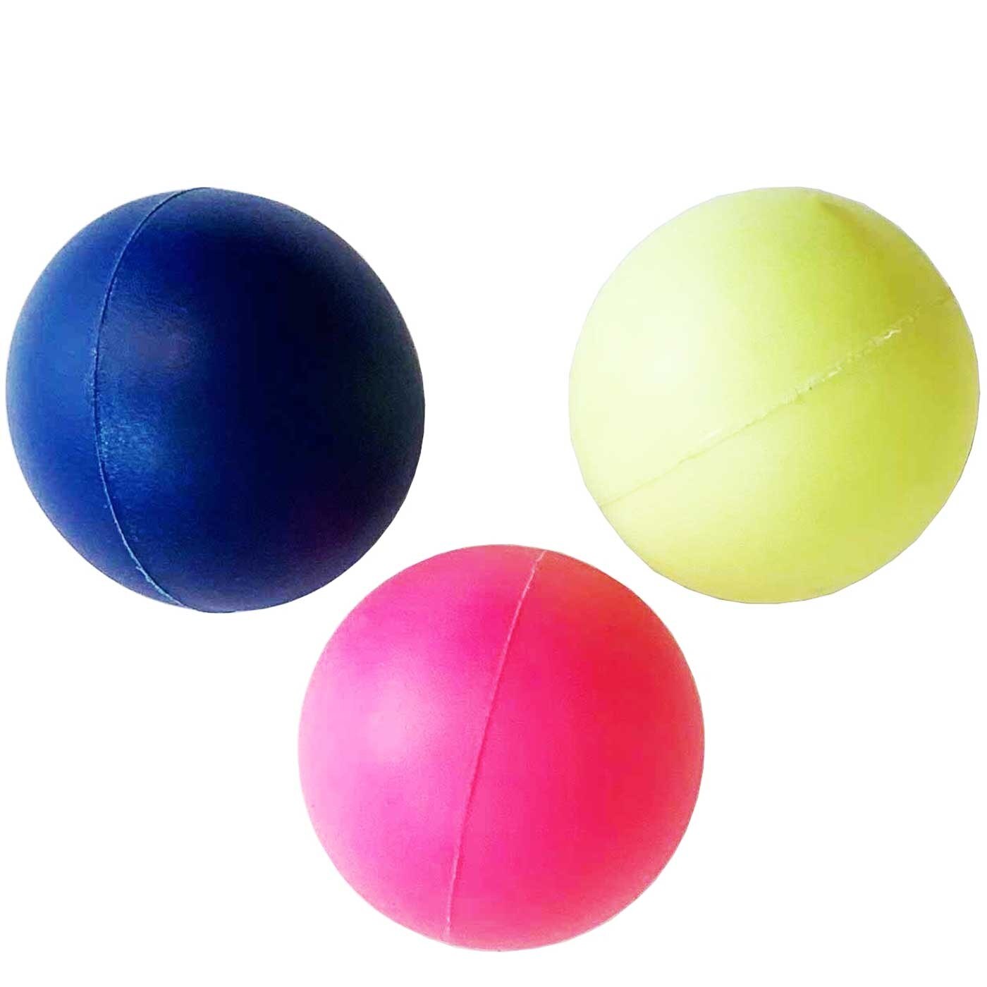 Solmar - Set de 3 pelotas de goma para palas de playa