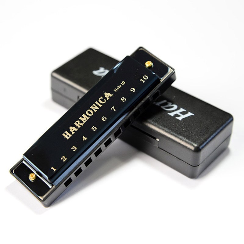 Harmonica à 10 trous et 20 tons,orgue de bouche diatonique en do, pour blues, jazz, pour l&#39;éducation précoce des bébés, l&#39;entraînement au sens musical,