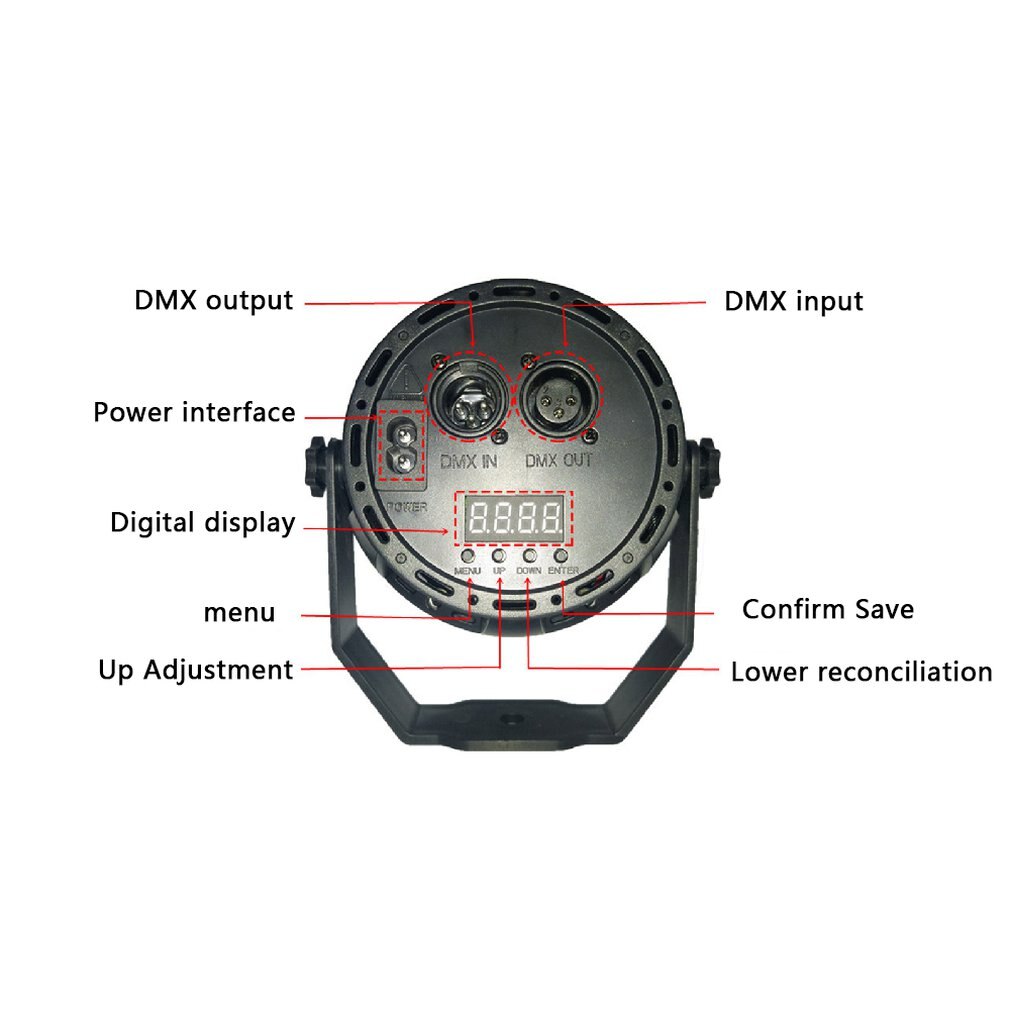 24W LED Par 18LED UV Viola HA CONDOTTO LA Luce Della Fase Par Luce Con Per La Discoteca del DJ Del Proiettore Macchina Decorazione Del Partito fase di Illuminazione