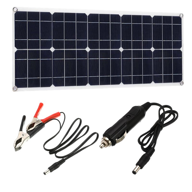 Camerazonnepaneel 20W 5V Monokristallijn – IP68 Waterdicht, Compatibel Met Beveiligingscamera’s En Diervoederautomaten, Incl. 3 Meter Kabel En Verstelbare Beugel