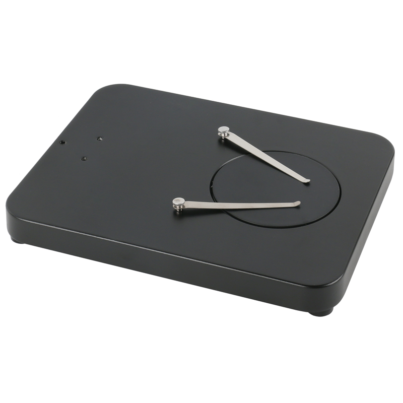 Binocular Trinocular Stereo Microscope Bracket Accesoriesr 76mm Focus Holder 32mm Pillar Worktable Plate Microscope Stand: Black Plater