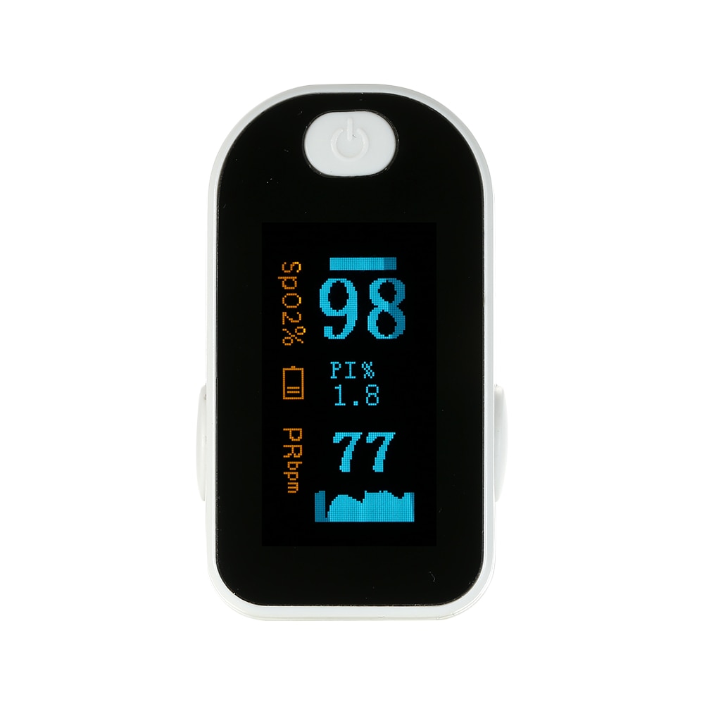 Digital Fingertip Pulse Oximeter OLED Display Blood Oxygen Sensor Saturation SpO2 Monitor Pulse Rate Measurement Meter
