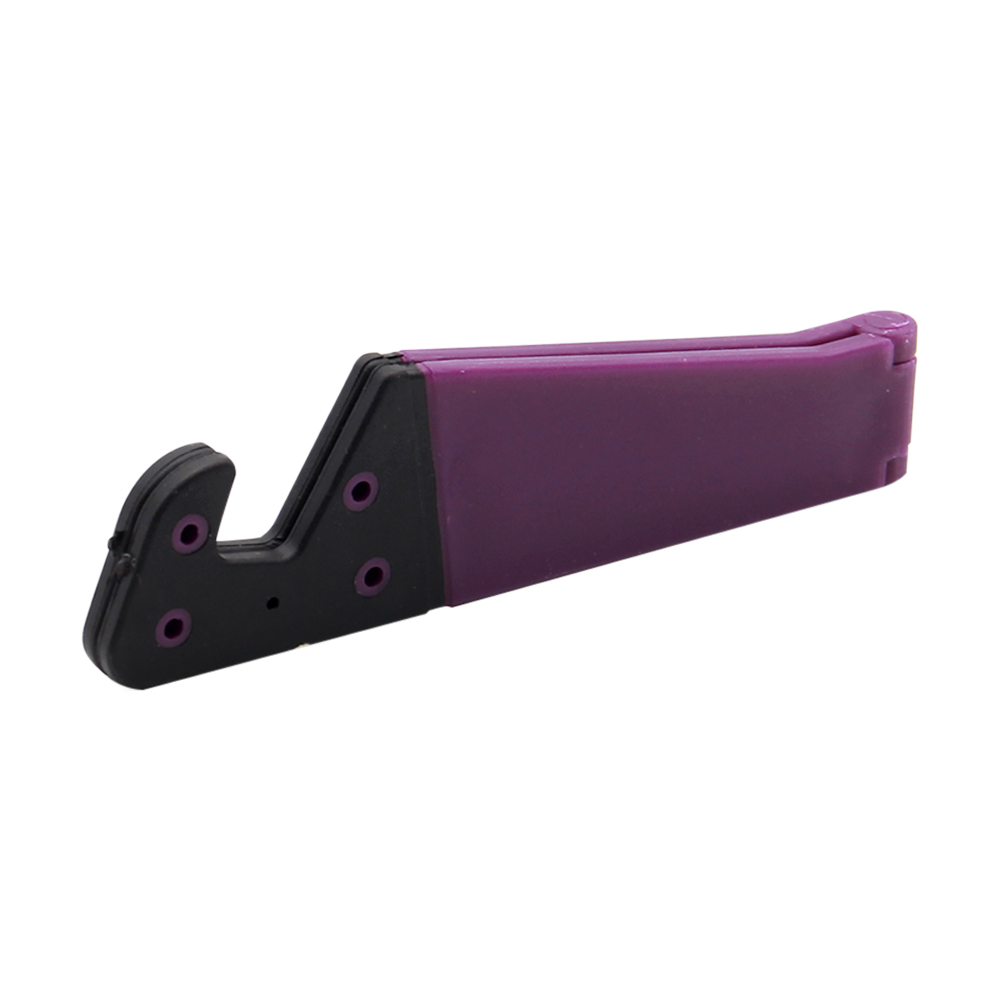 Sammenleggbar brakett mobiltelefonstøttestativ for iphone-nettbrett justerbar støttetelefonholder universal replikatelefonholder: Lilla