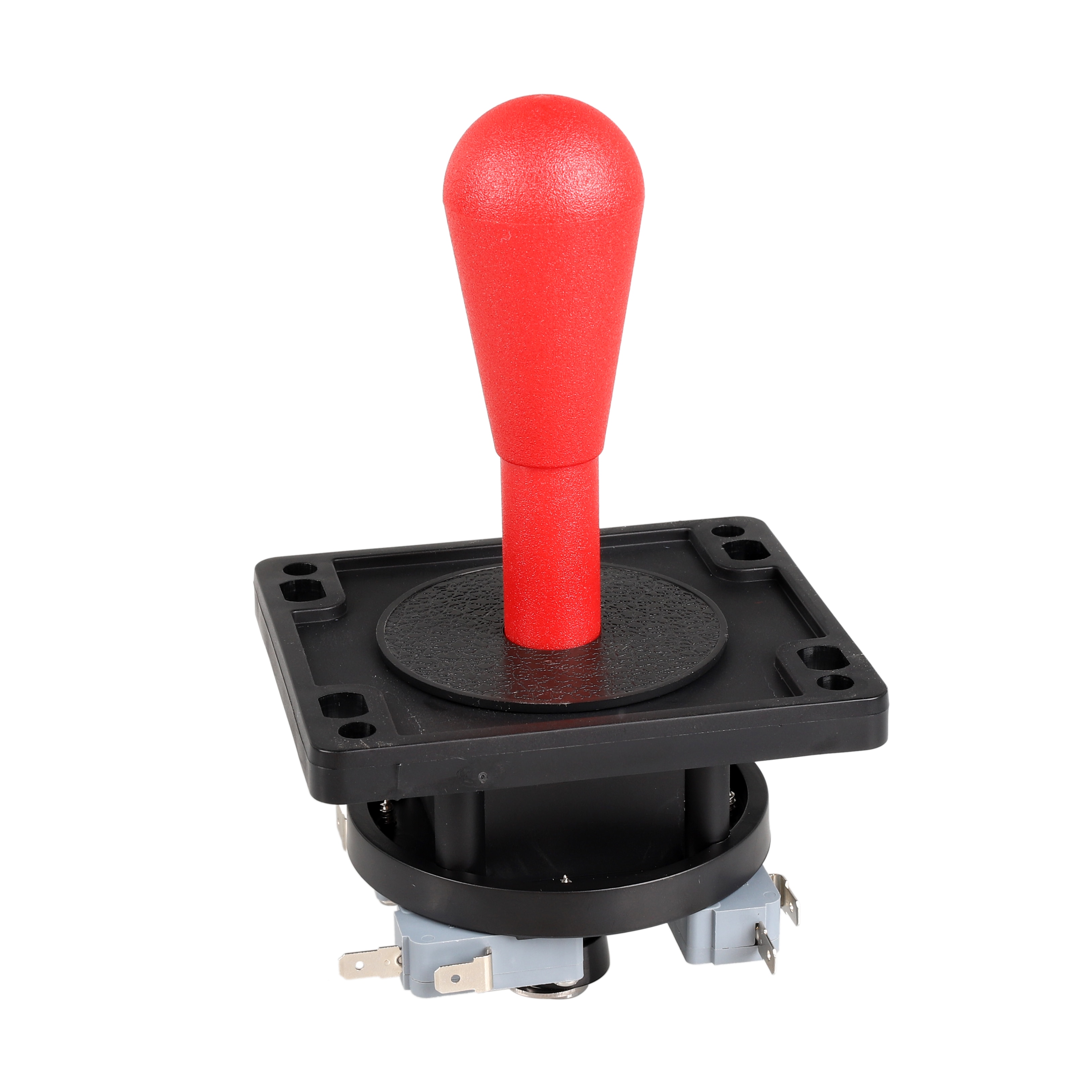 EG STARTS American Style Arcade Competition 2Pin Bat Joystick Switchable FromJoystick de 2 pines para Arcade de estilo americano, Joystick de murciélago conmutable de 8 vías, mango elíptico, precisión de 8 vías de 187&quot;: Rojo
