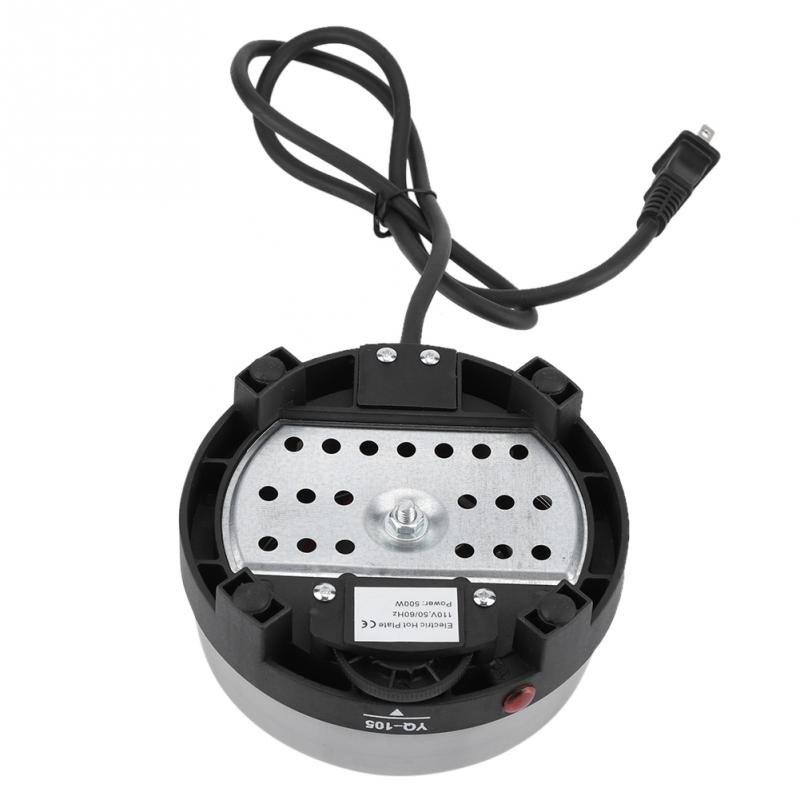 Calentador eléctrico de 500W, estufa, placa de cocción, electrotérmico, para café, leche, calefacción, horno, herramientas de cocina multifuncionales