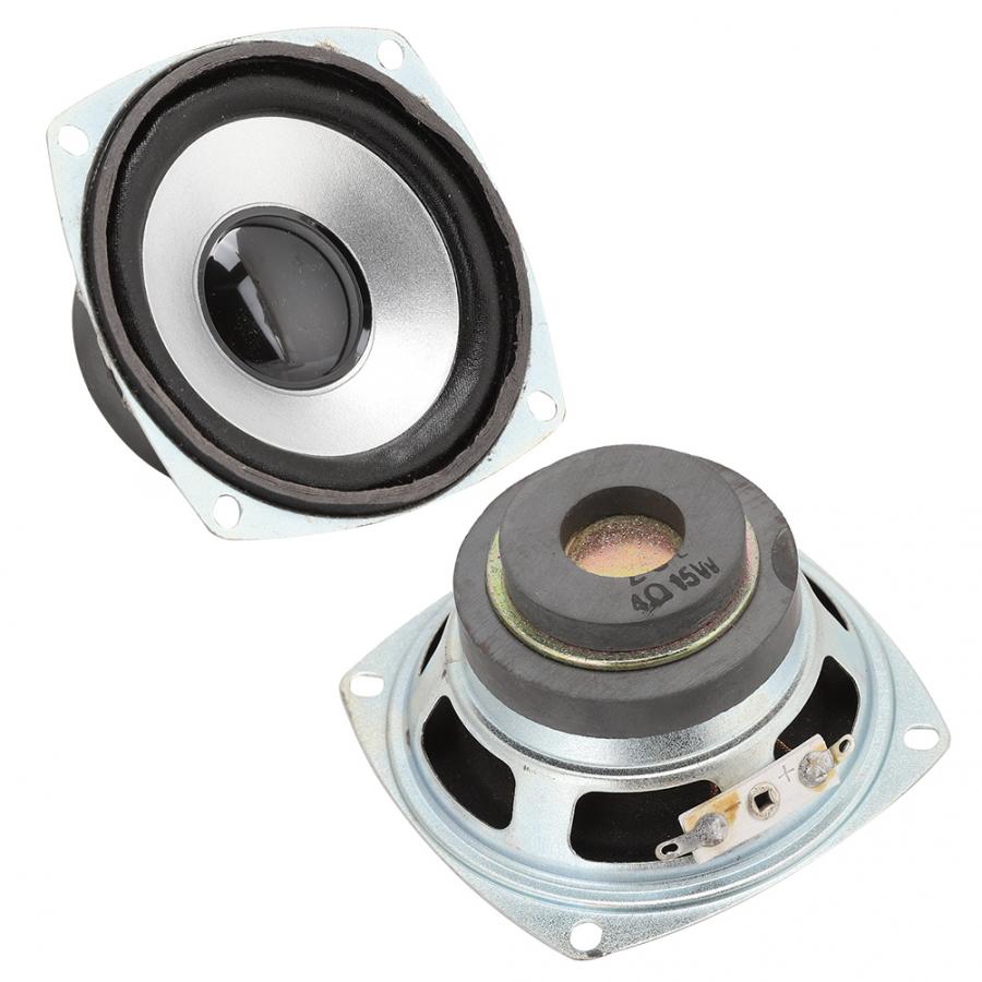 3-inch Speaker - 4 Ohm 15W High Sensitivity Full Range Dual Magnetic Audio Loudspeaker