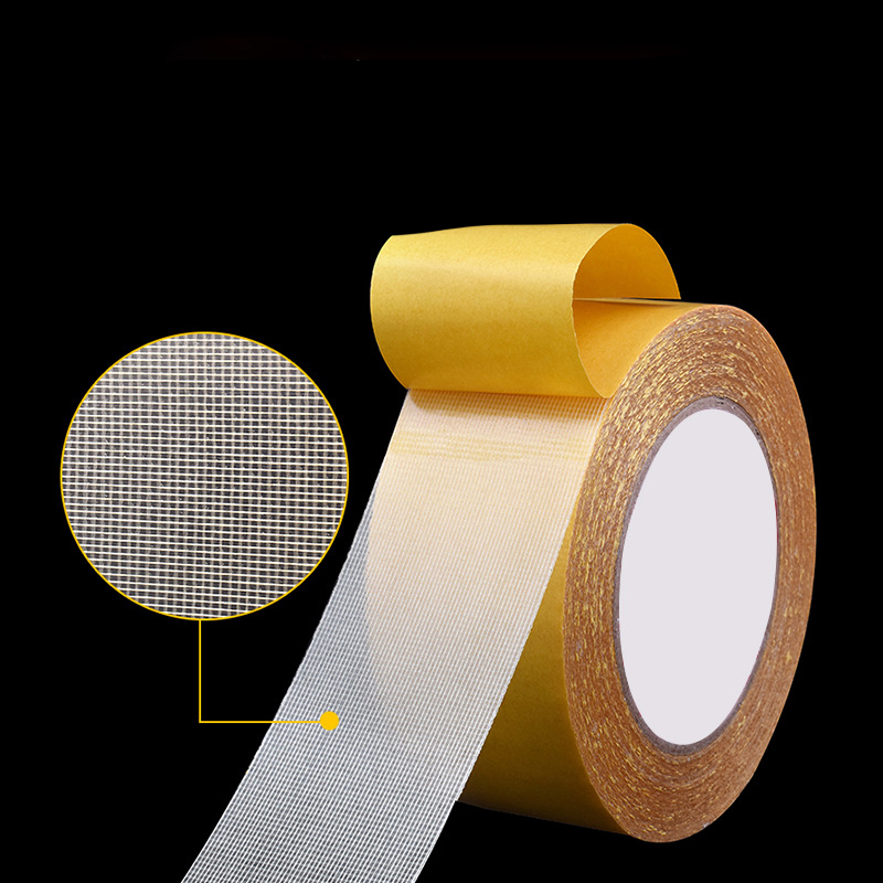 10M Sterke Fixatie Van Dubbelzijdige Doek Basis Tape Doorschijnend Mesh Waterdicht Super Traceless Hoge Viscositeit Tapijt Lijm