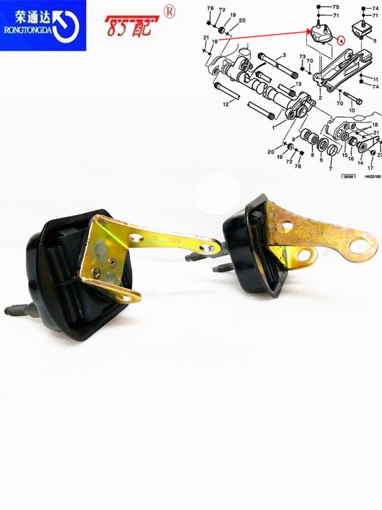 As Beam Mount Voor Achteras Ondersteuning 513169 513170 Voor Peugeot 306 Voor Citroen Zx/Ax/Xsara Achter as Elastische Lijm Verbinding