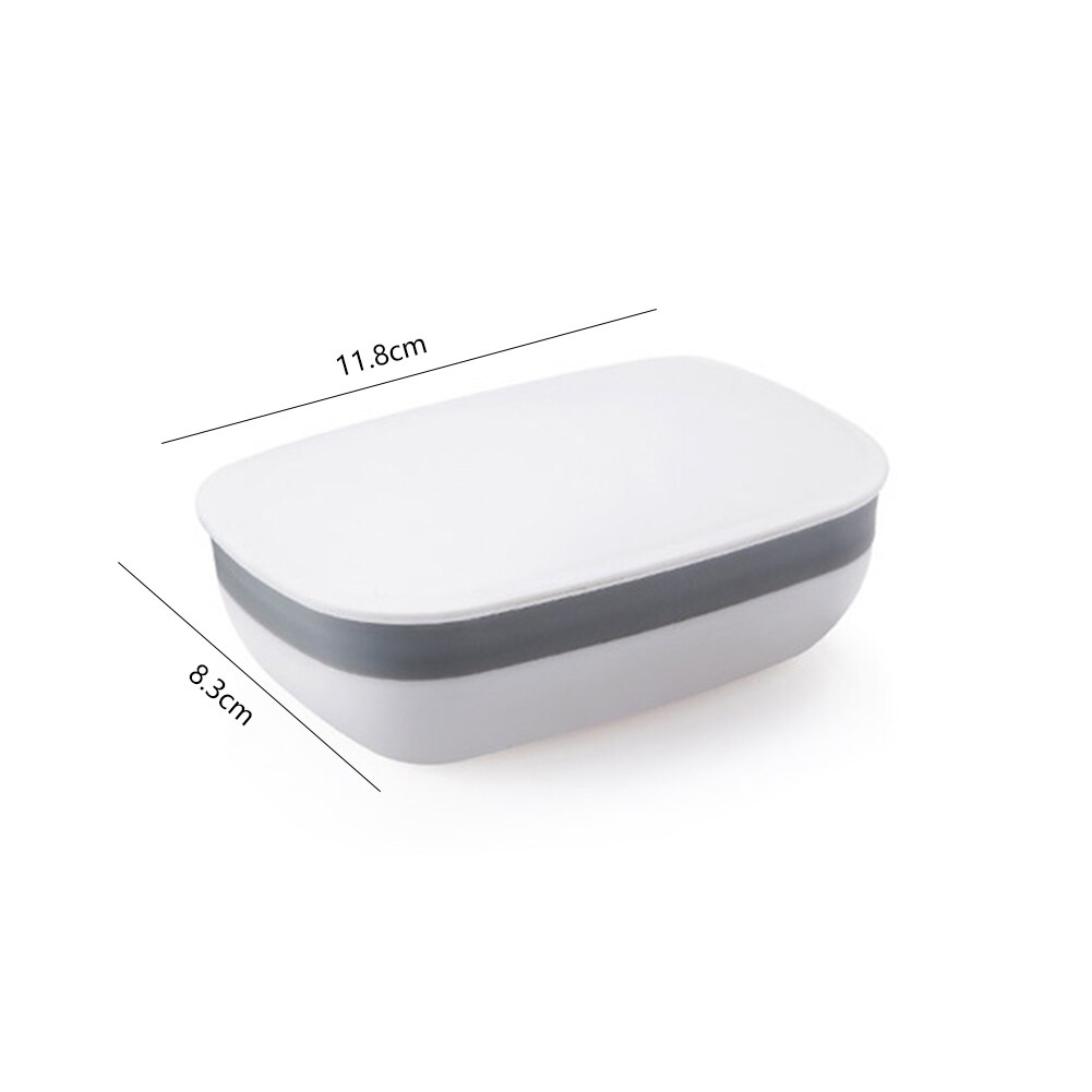 Jabonera portátil de viaje, caja de jabón con sello impermeable, cubierta de tapa de contenedor para baño, ducha, hogar, viaje al aire libre