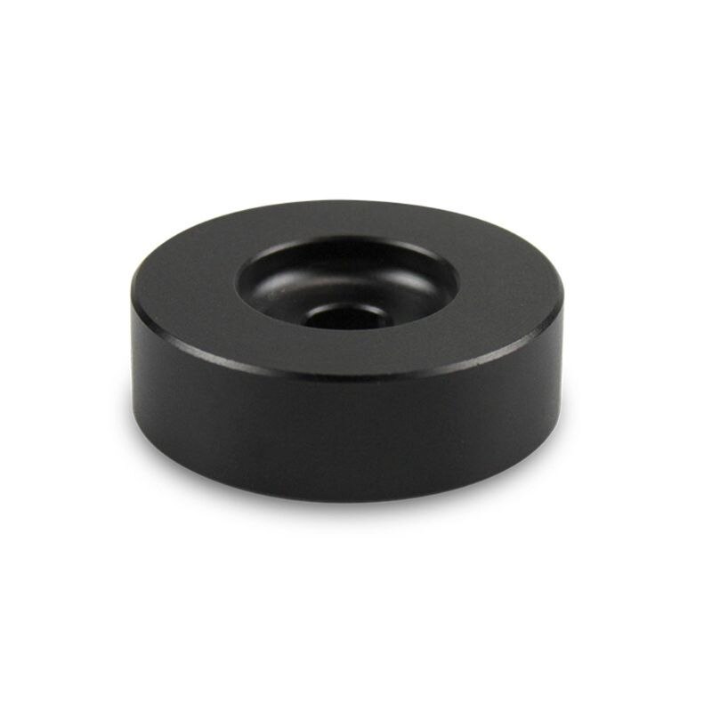 Adaptador de tocadiscos para discos, accesorio de aluminio y plata de 45 RPM para vinilo de 7 pulgadas, Technics SL1200 Ser: Black