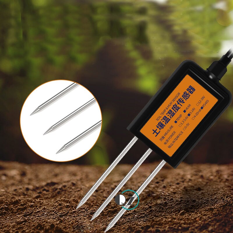 Soil temperature and humidity sensor PH conductivity nutrient soil sensor soil NPK sensor nitrogen phosphorus potassium detector