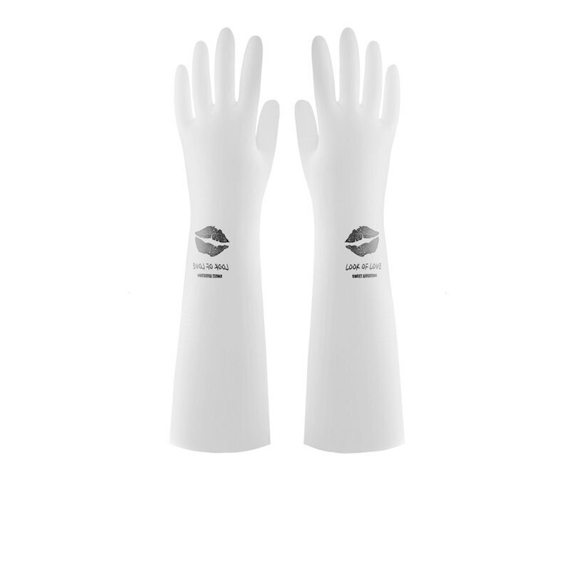 3 Pair kitchen dish washing gloves household dishwashing gloves rubber gloves for washing clothes cleaning gloves for dishes: COLOUR 7 / L 3 Pair