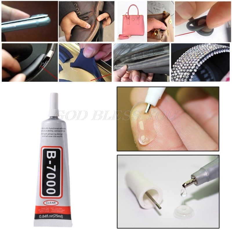 Multi reparation klæbende lcd display ramme lim  b7000 telefon kofanger ramme diy 25ml